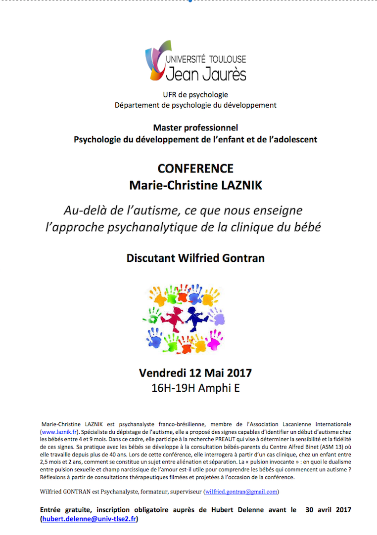 diplome universitaire autisme paris 7